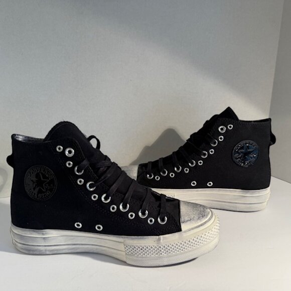 Converse Chuck Taylor All Star Lift Hi Platform Punk-Grunge-  Womens Size 10 - Picture 6 of 13